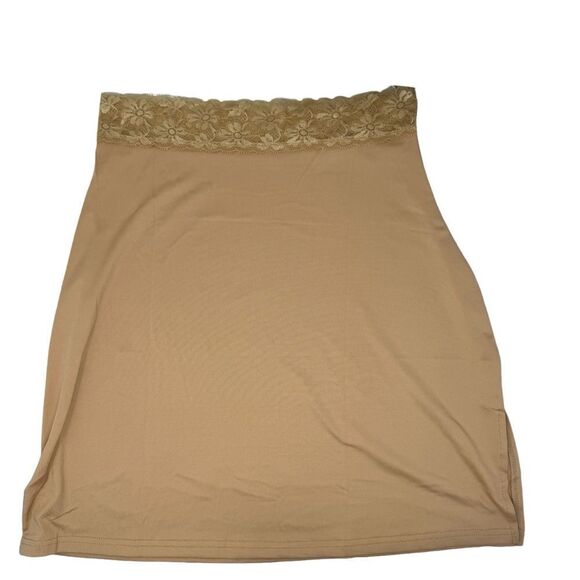 NEW. MANCYFIT Beige Medium Floral Waist Slip. - Picture 1 of 9